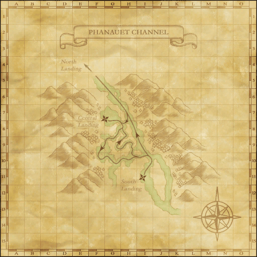 Zone map with spawn area overlay