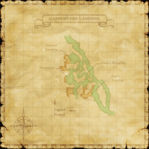 Zone map with spawn area overlay