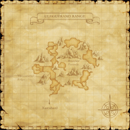 Zone map with spawn area overlay