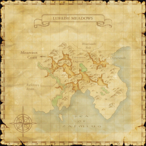 Zone map with spawn area overlay