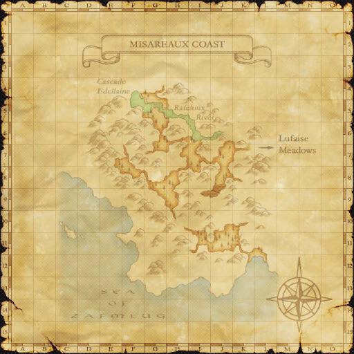 Zone map with spawn area overlay