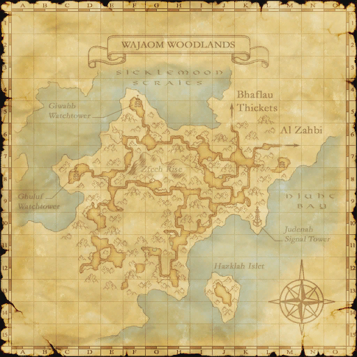 Zone map with spawn area overlay