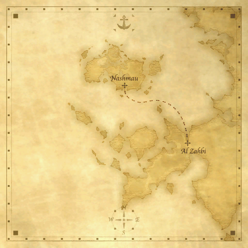 Zone map with spawn area overlay