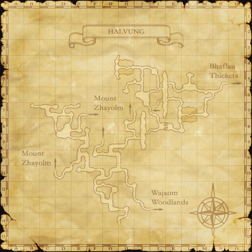 Zone map with spawn area overlay