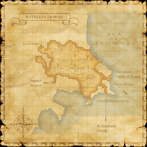 Zone map with spawn area overlay
