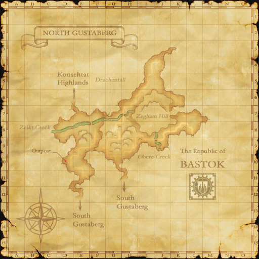 Zone map with spawn area overlay
