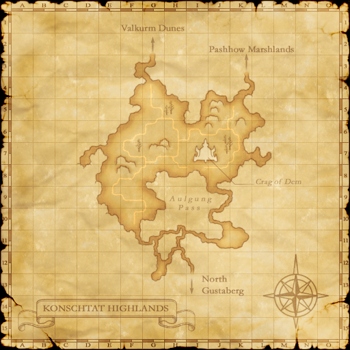 Zone map with spawn area overlay
