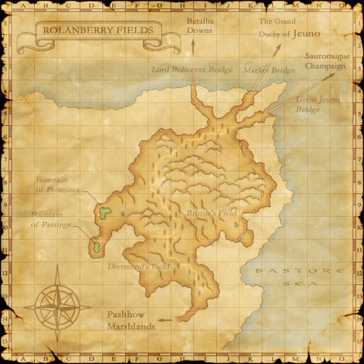 Zone map with spawn area overlay