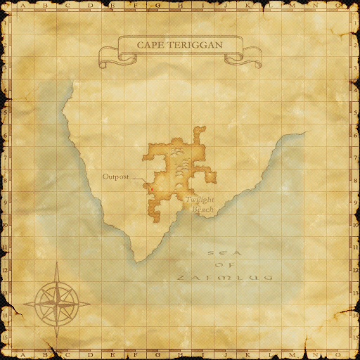 Zone map with spawn area overlay