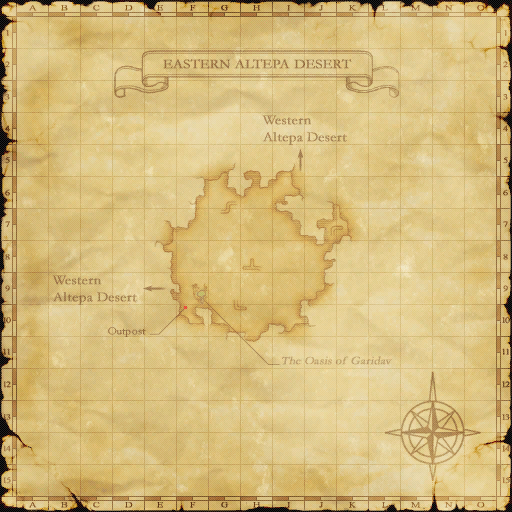Zone map with spawn area overlay