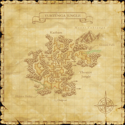 Zone map with spawn area overlay