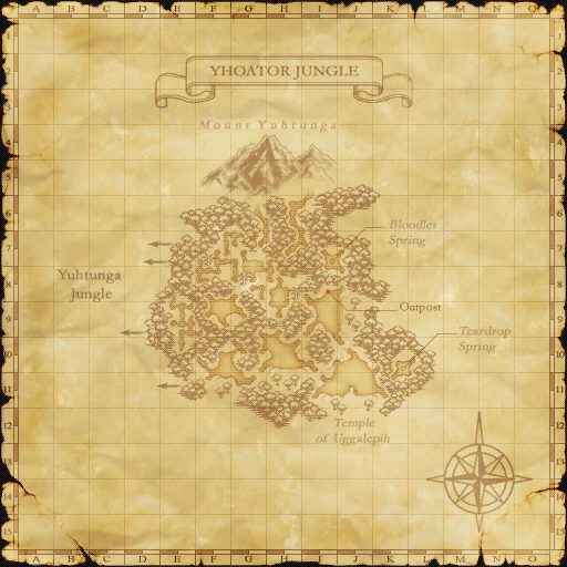 Zone map with spawn area overlay