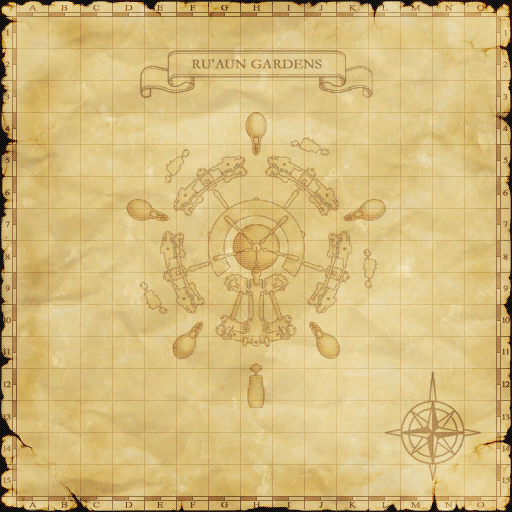 Zone map with spawn area overlay