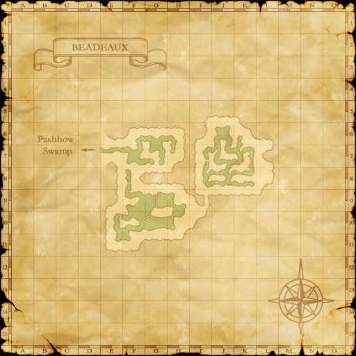 Zone map with spawn area overlay