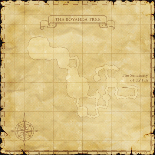 Zone map with spawn area overlay