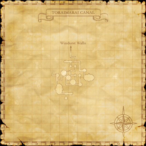 Zone map with spawn area overlay